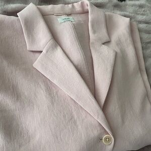 Wilfred Pink Blazer Classic Lapel Suit Jacket